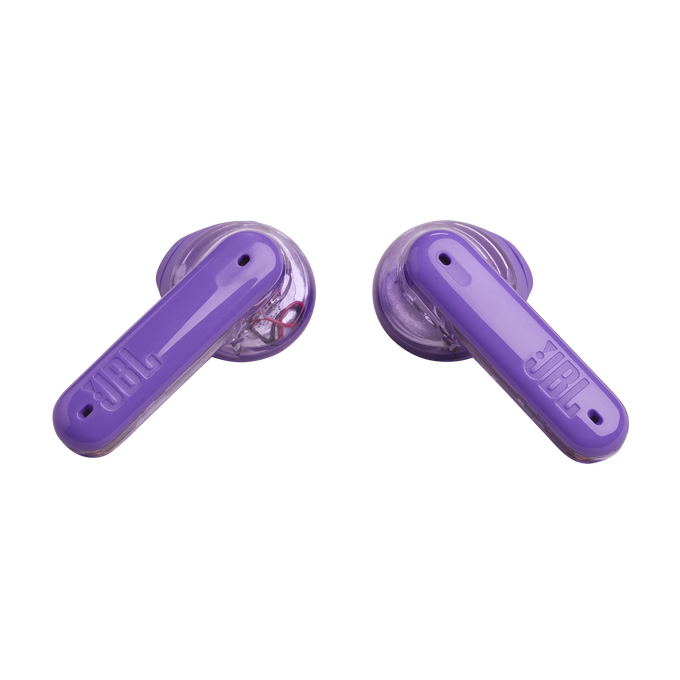 JBL Tune Flex Ghost Edition - Purple Ghost - True wireless Noise Cancelling earbuds - Front image number null
